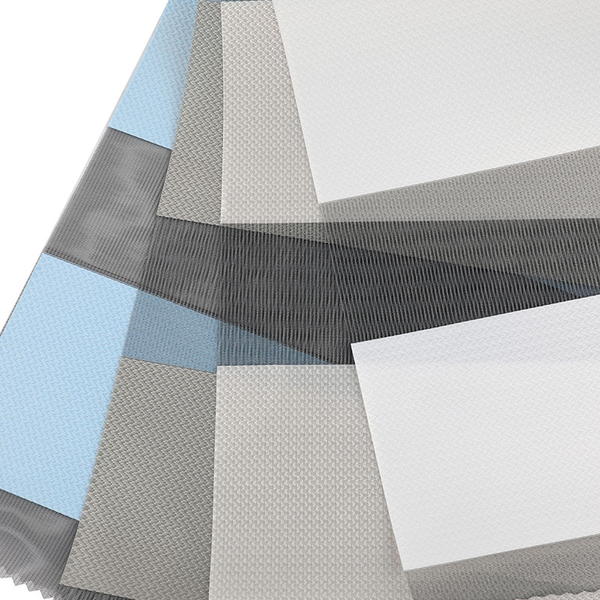 GD54 Heat Insulation Sound Absorption Semi-Blackout Zebra Blind Fabric