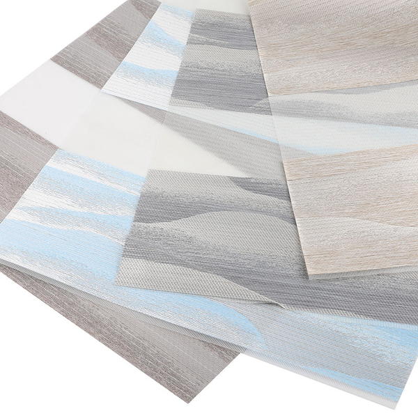 GD62 Plain Color Jacquard Blinds Jacquard Zebra Blind Fabric