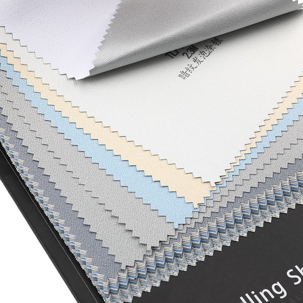 TLFY Color Glue+White Coating Jacquard Sunshade Roller Blind Fabric