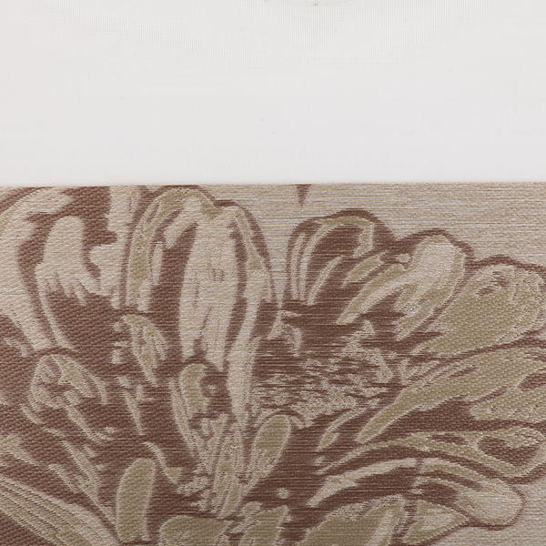 YX022 Simple Living Room Soft Gauze Curtain Jacquard Zebra Blind Fabric