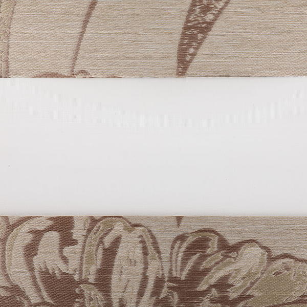 YX022 Simple Living Room Soft Gauze Curtain Jacquard Zebra Blind Fabric