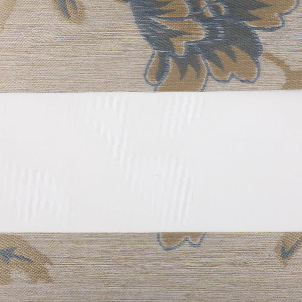 YX019 Mellow Color Sun Protection Jacquard Zebra Blind Fabric